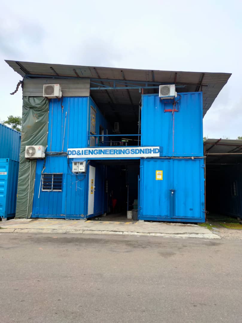 DD & I Engineering site office at the MMHE yard
